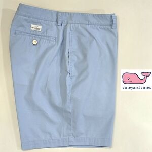 Cotton Twill Light Blue Men's Size 36 Club Shorts by Vineyard Vines